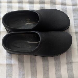 Black Slip-On Shoes